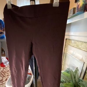 Maroon Leggings